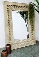 Switch Lars Hand Carved Wooden Mirror 3 image