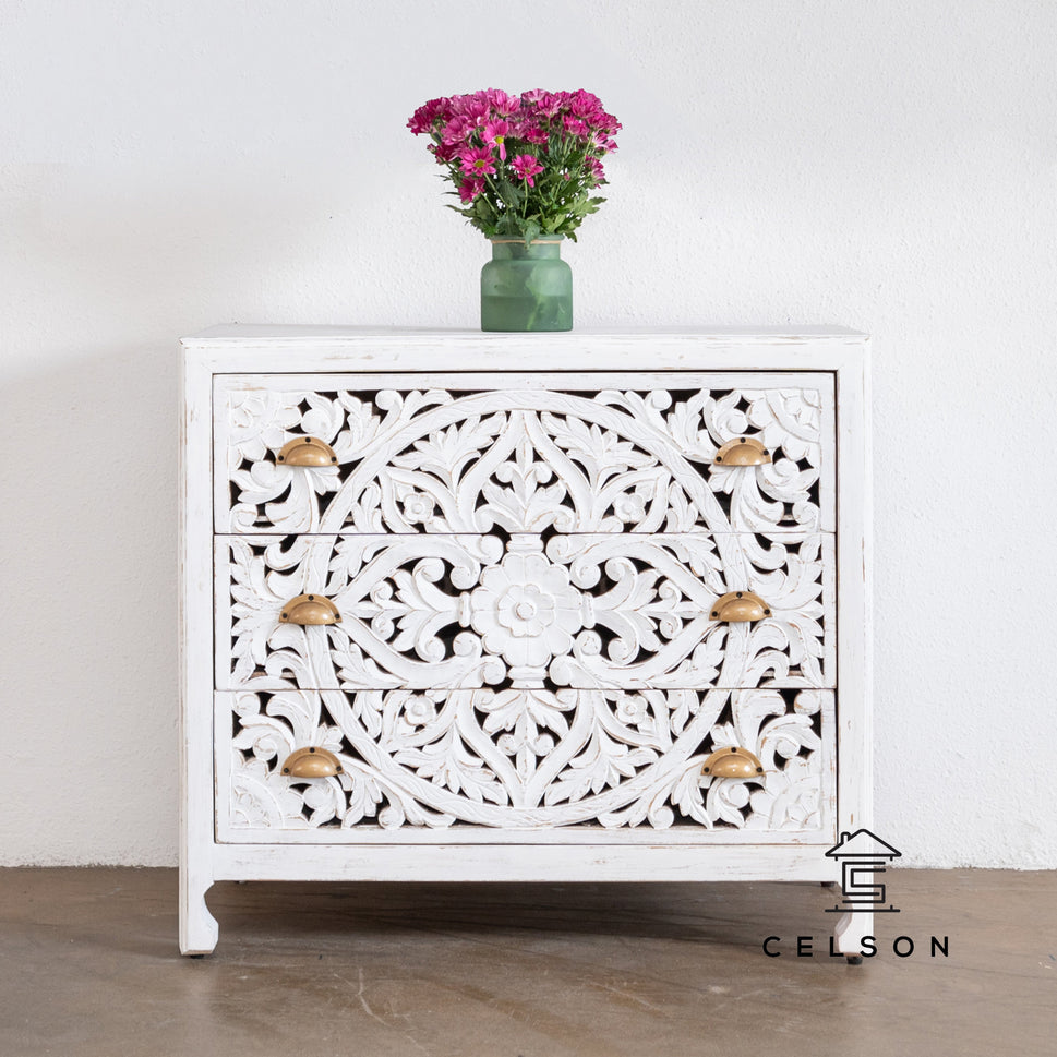 Josh Carved Chest of Drawer