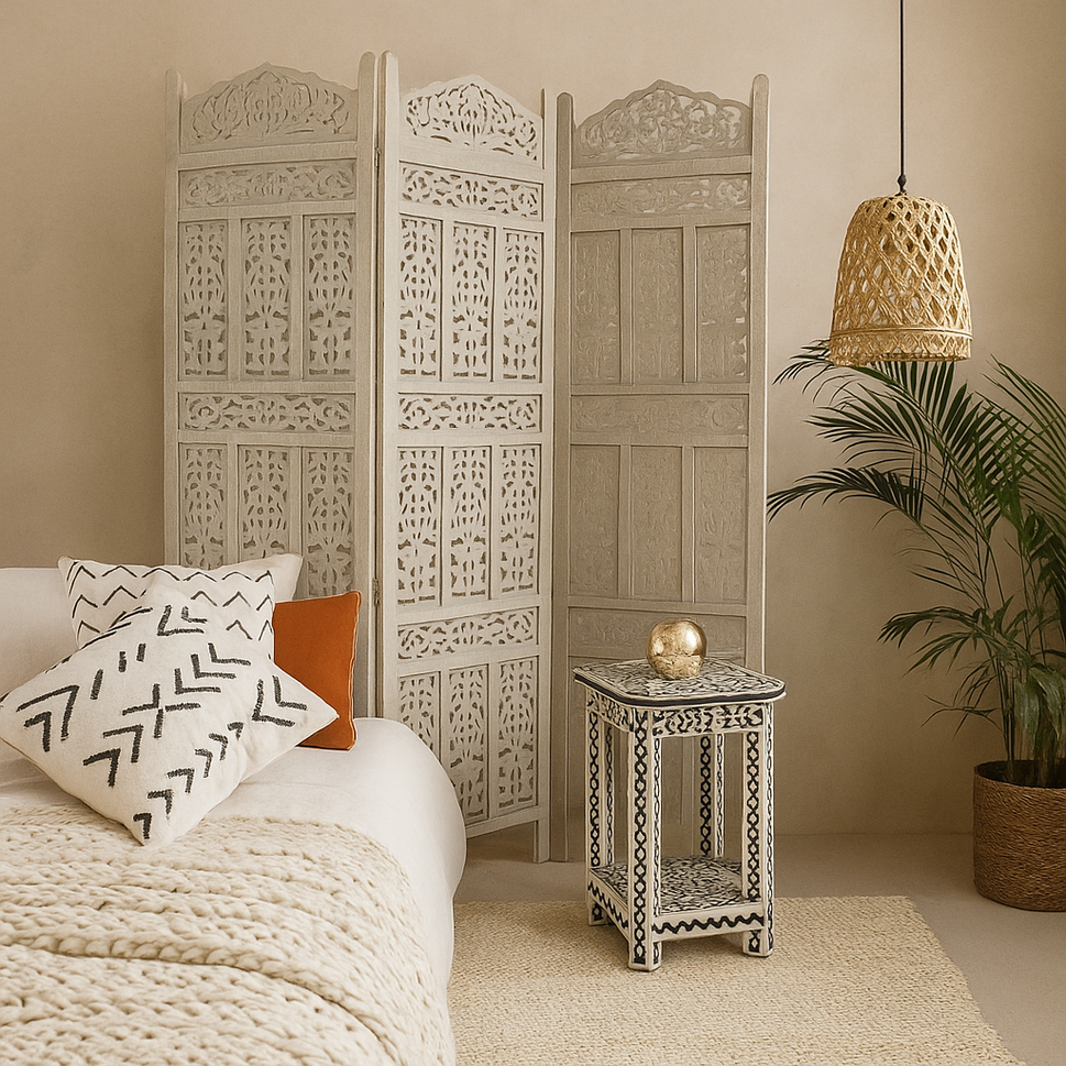 Mark Carved Room Divider