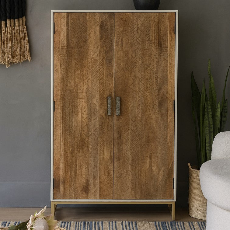 Amelia Wooden Almirah