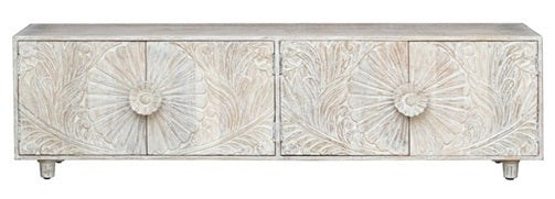 Chrisy Hand Carved TV Cabinet
