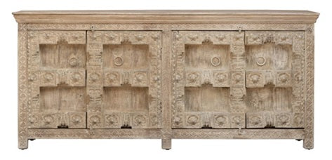 Dinesh Hand Carved Wooden Sideboard