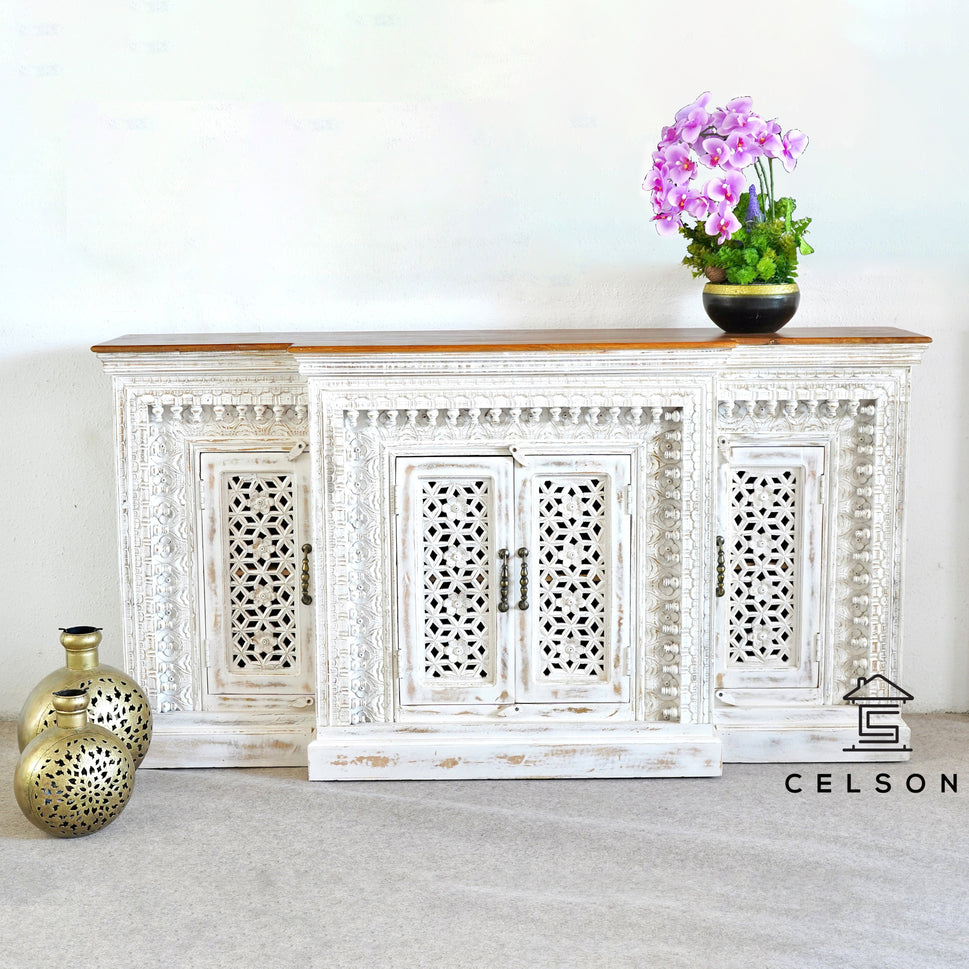 Peter Carved Wooden Buffet