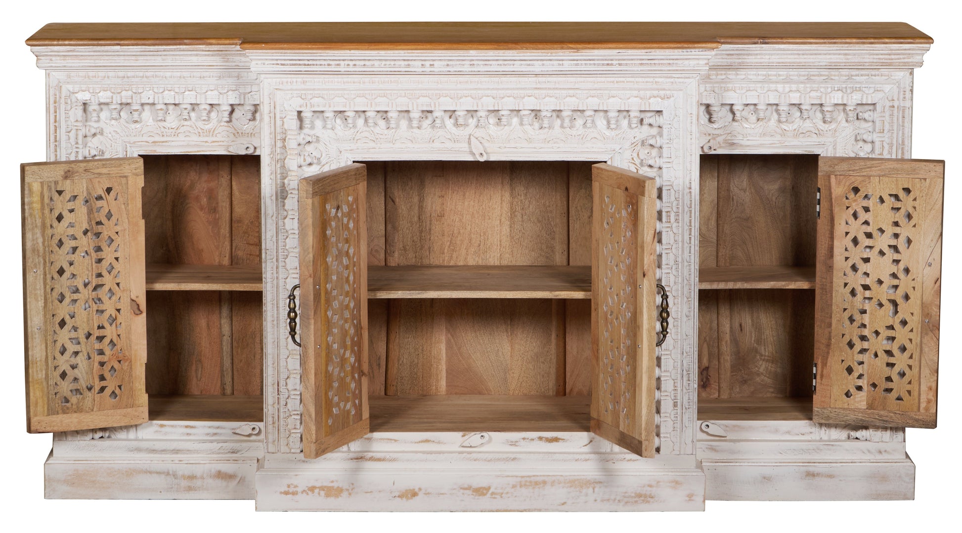 Peter Carved Wooden Buffet