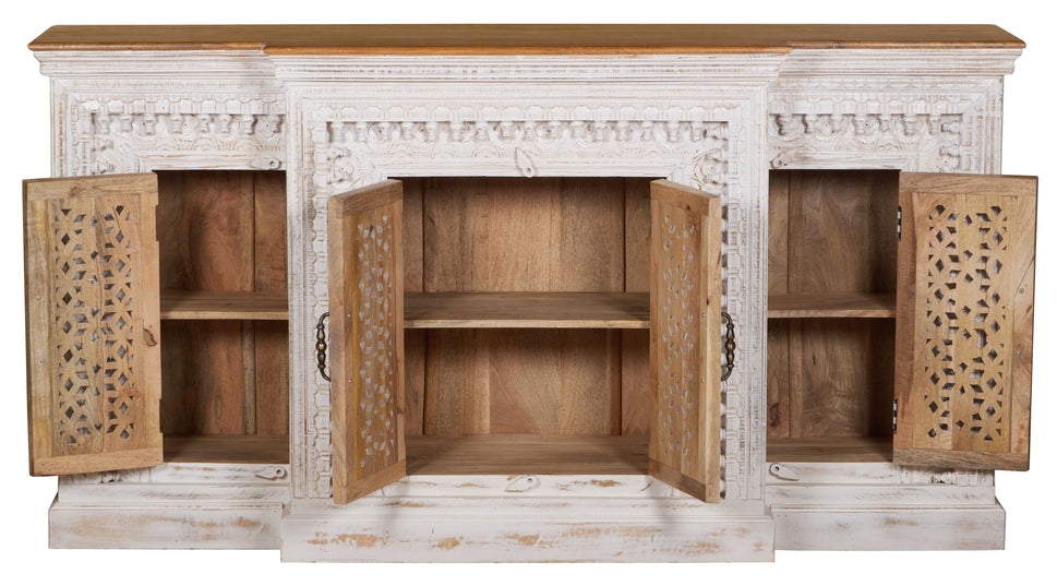 Peter Carved Wooden Buffet