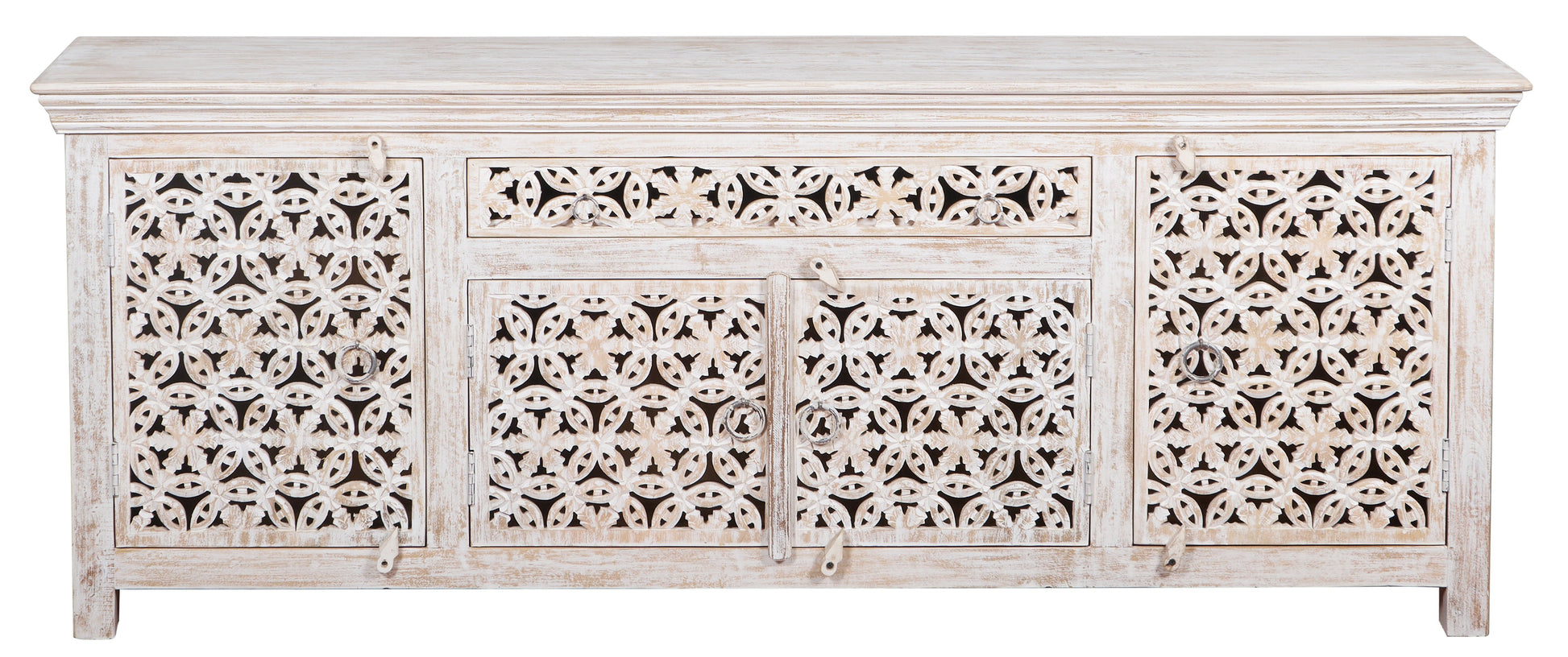 Robin Carved Wooden TV Cabinet