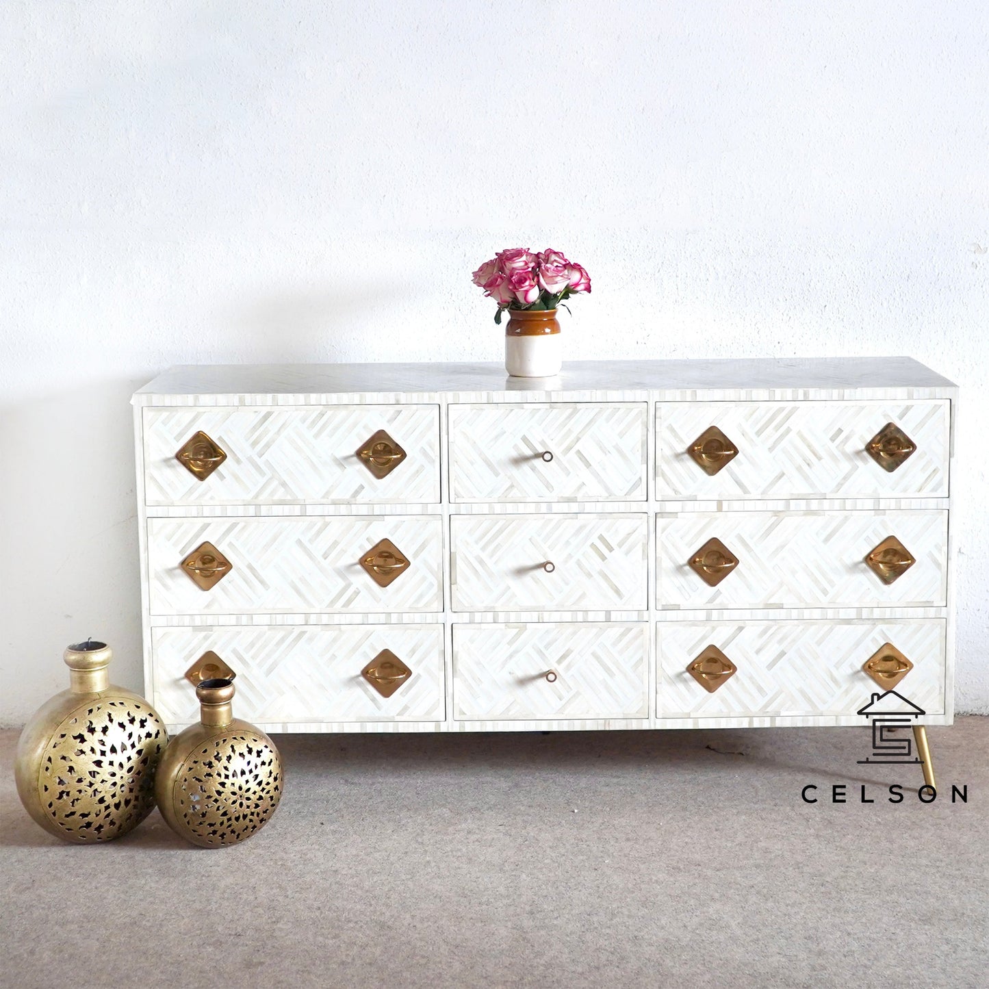 Ava Bone Inlay Dresser