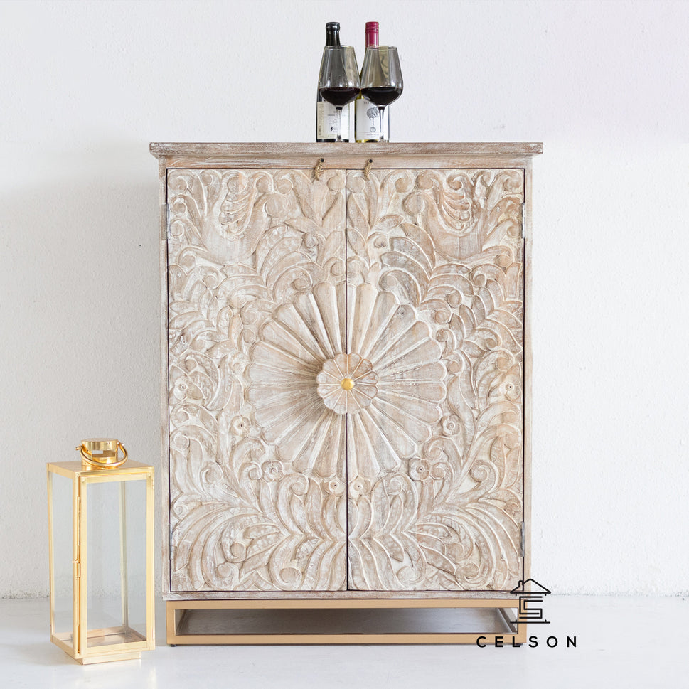 Albert Wooden Bar Cabinet