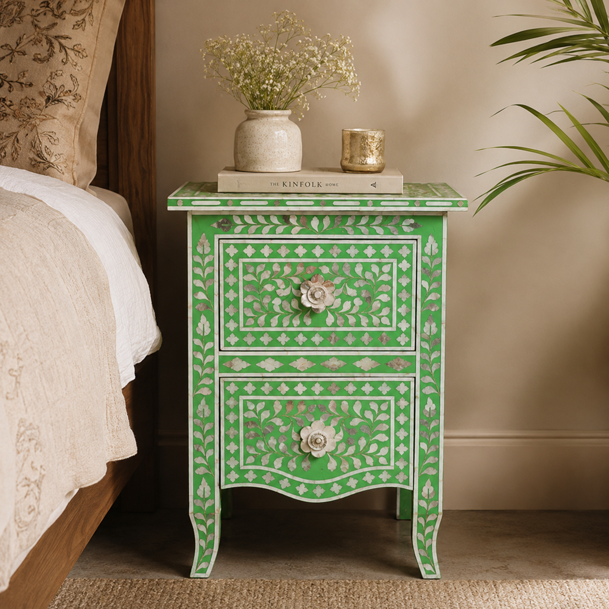 Kiara Mother of Pearl Bedside