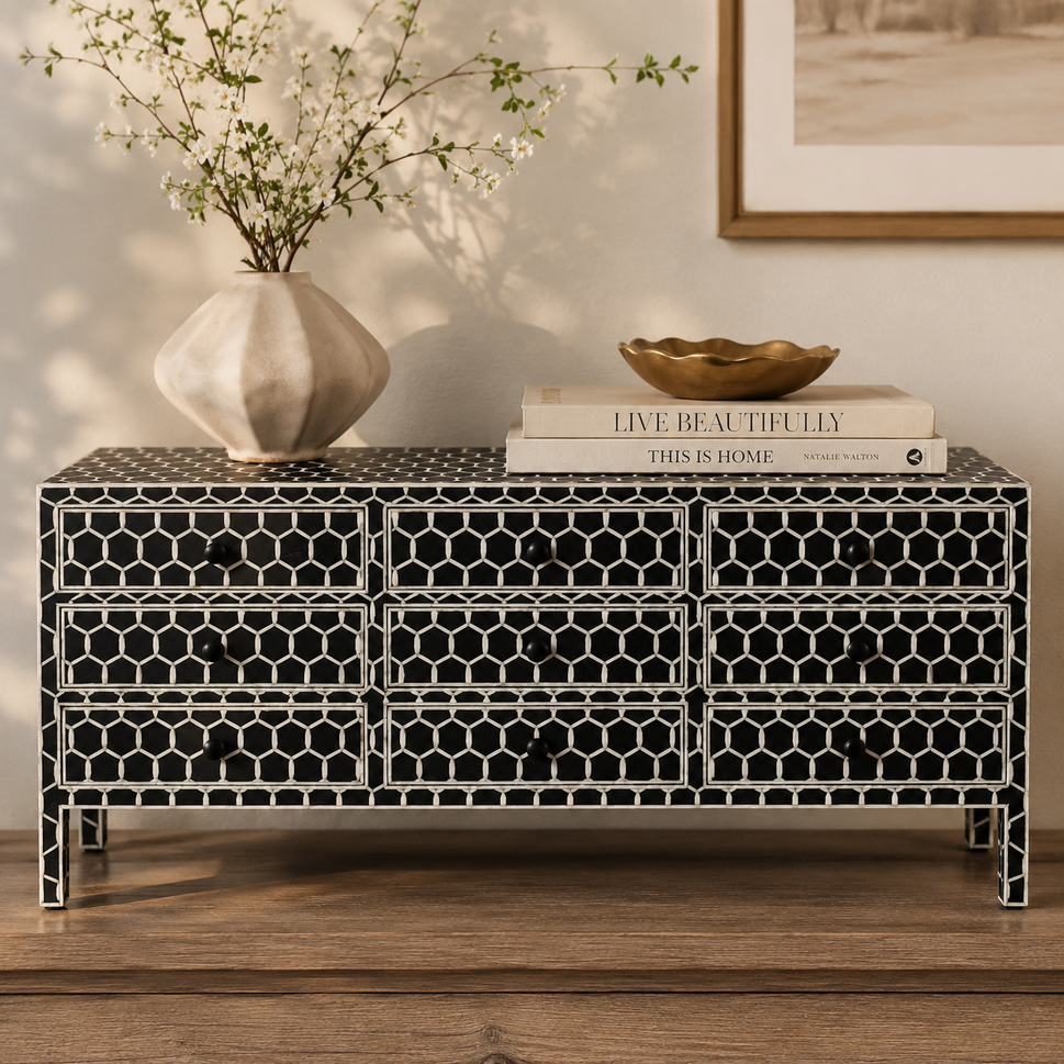 Calynn Bone Inlay Dresser