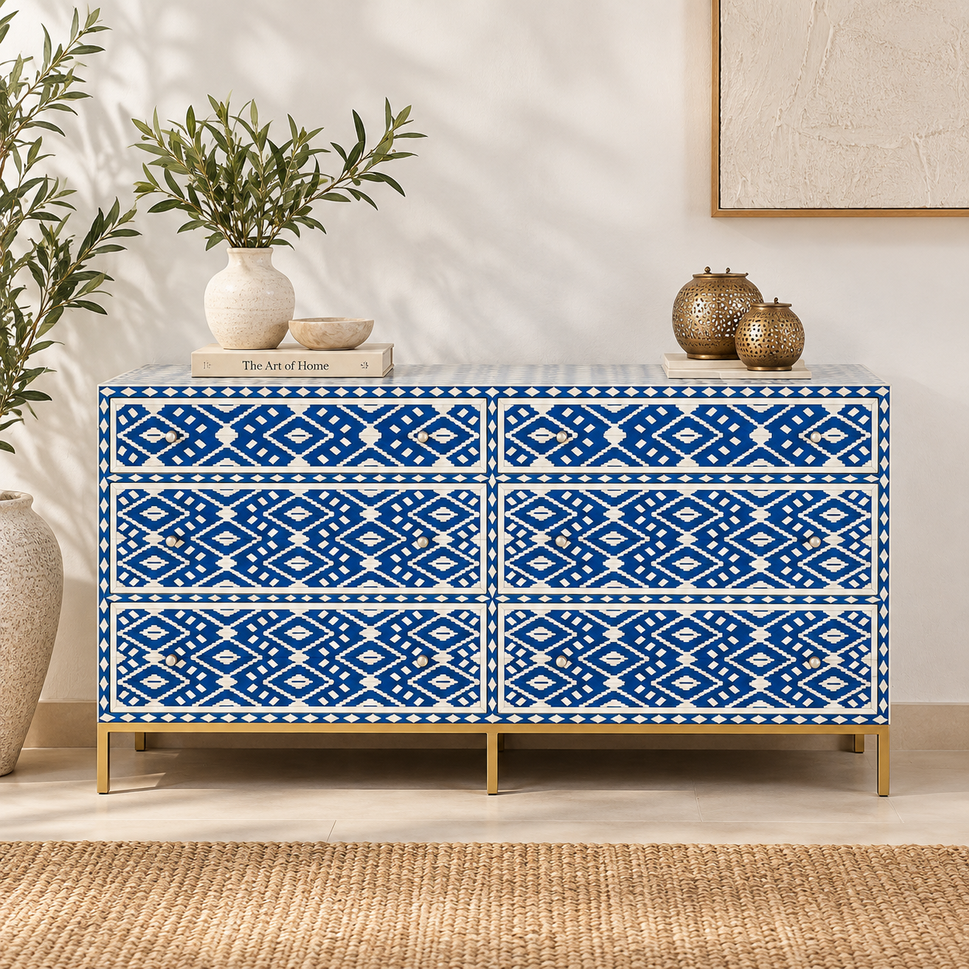 Kelly Bone Inlay Dresser