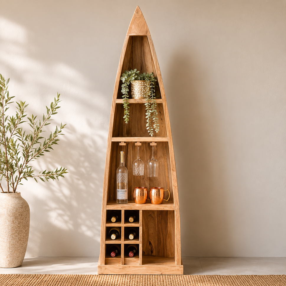 Palmi Boat Bar Cabinet