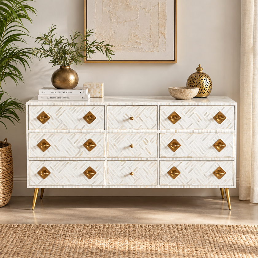Ava Bone Inlay Dresser