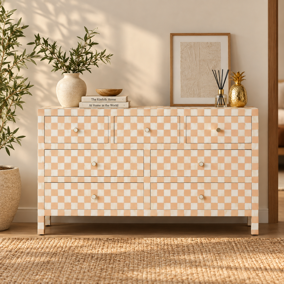 Panna Bone Inlay Dresser