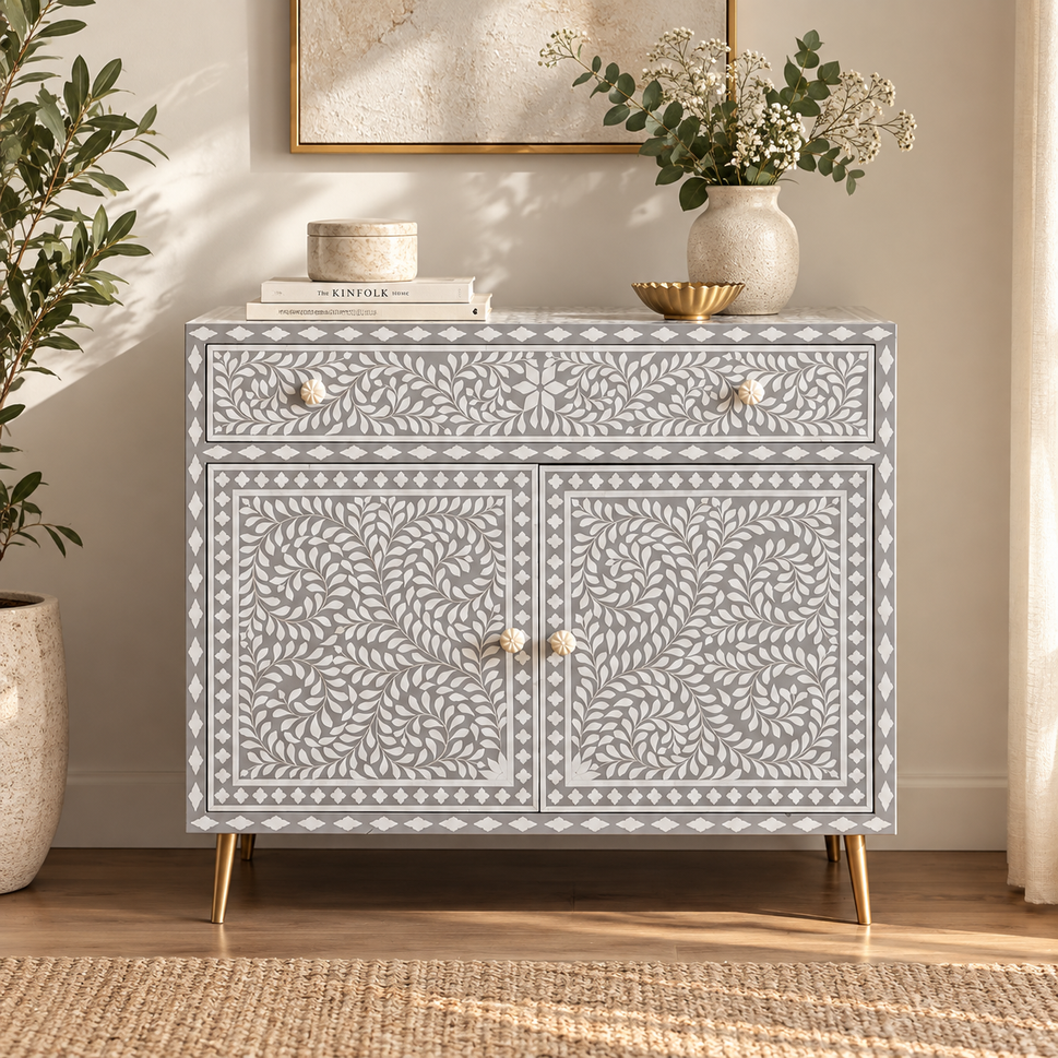 Raghav Resin Inlay Chest