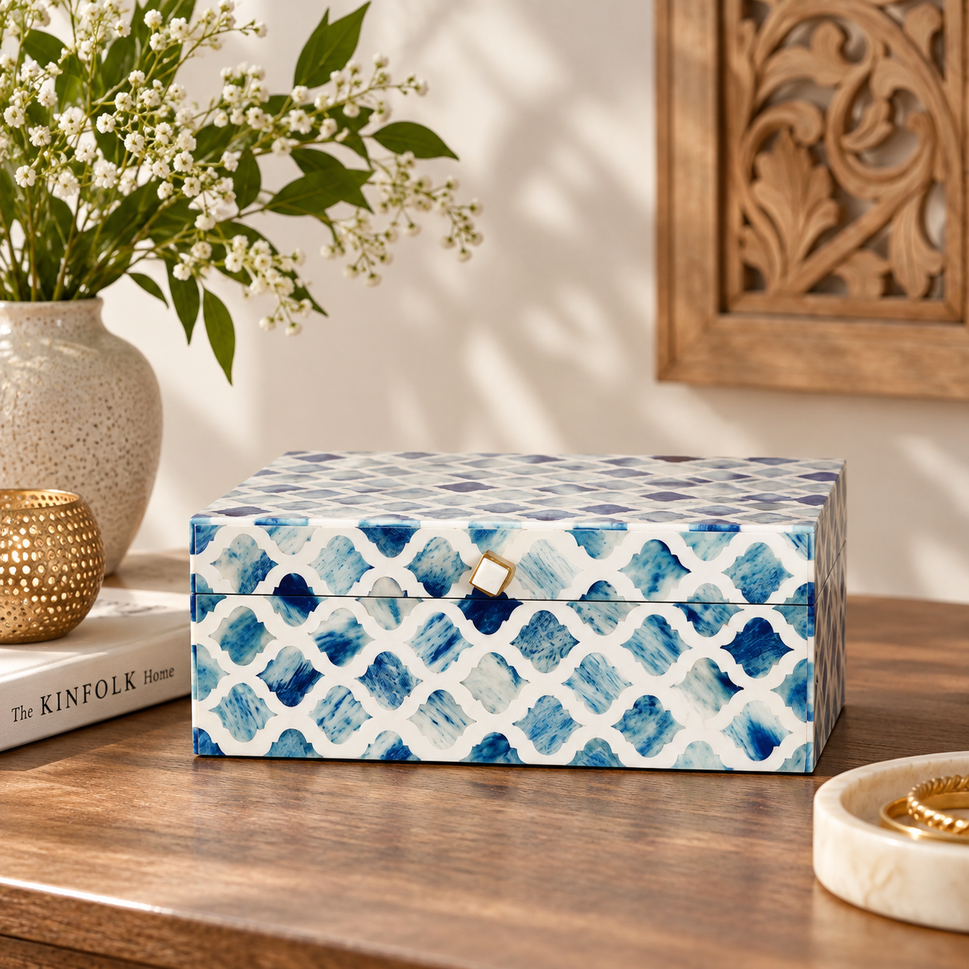 Harvi Bone Inlay Box