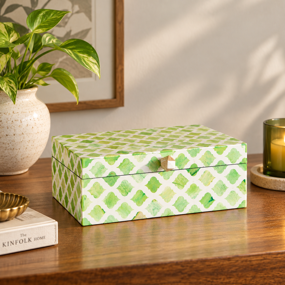 Rosabel Bone Inlay Box