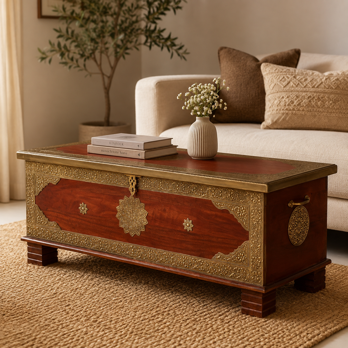 Minka Wooden Storage Trunk