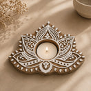 Switch Elorra Hand Carved Wooden T Light Holder 2 image