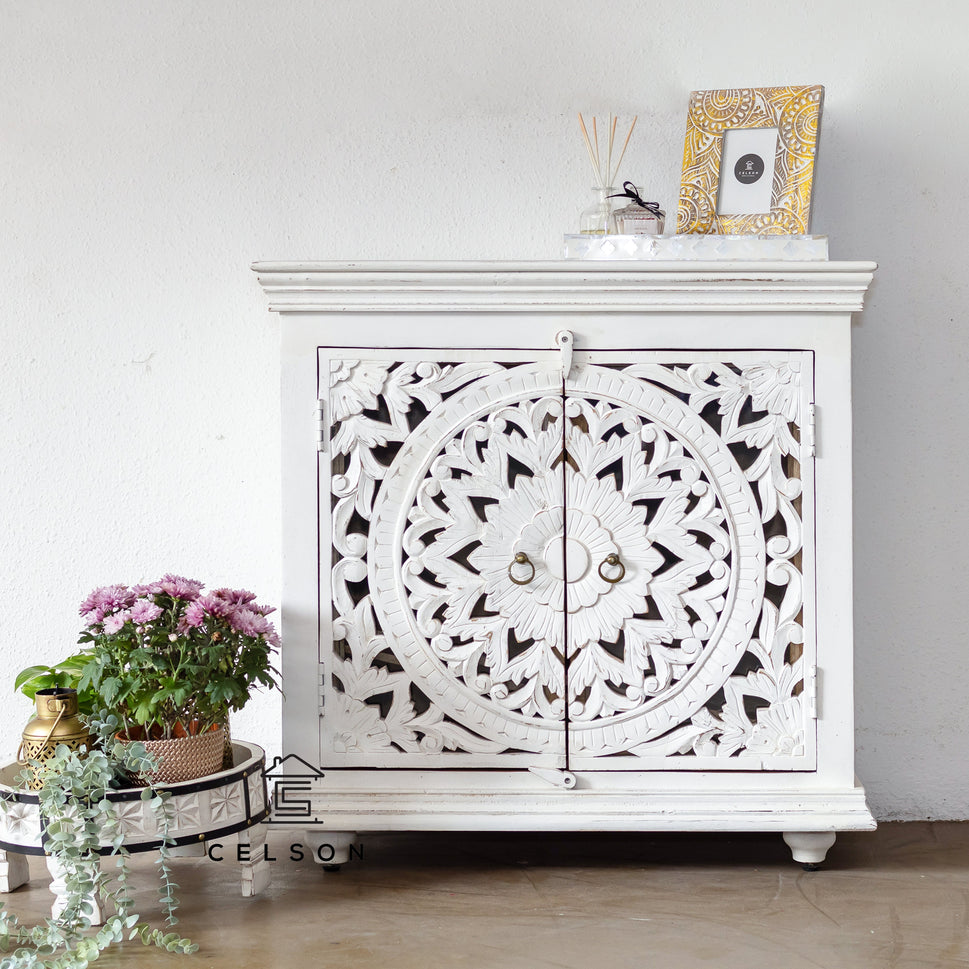 Aarushi Carved Wooden Cabinet