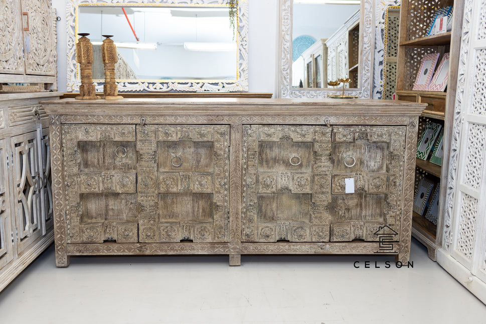 Dinesh Hand Carved Wooden Sideboard