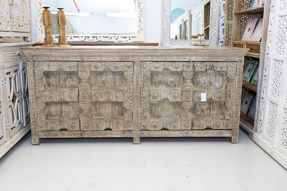 Dinesh Hand Carved Wooden Sideboard