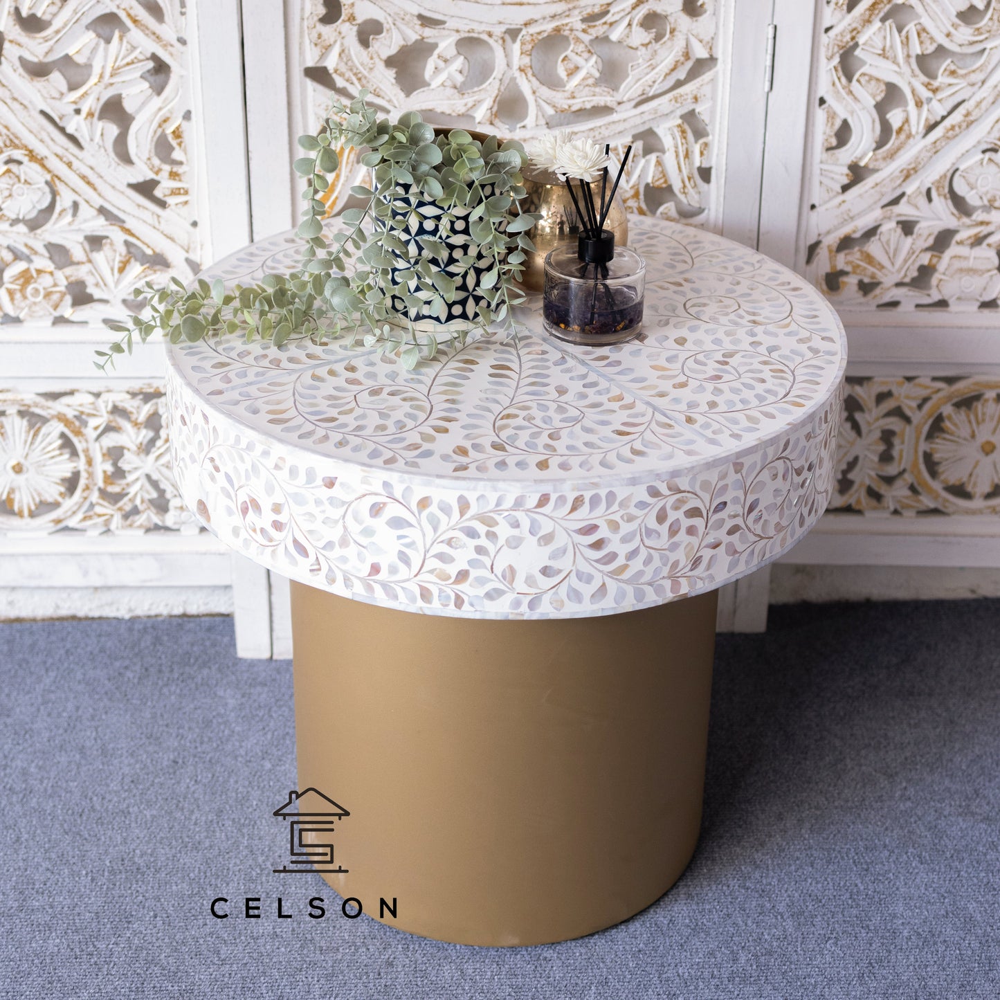 Theo Inlaid Coffee Table