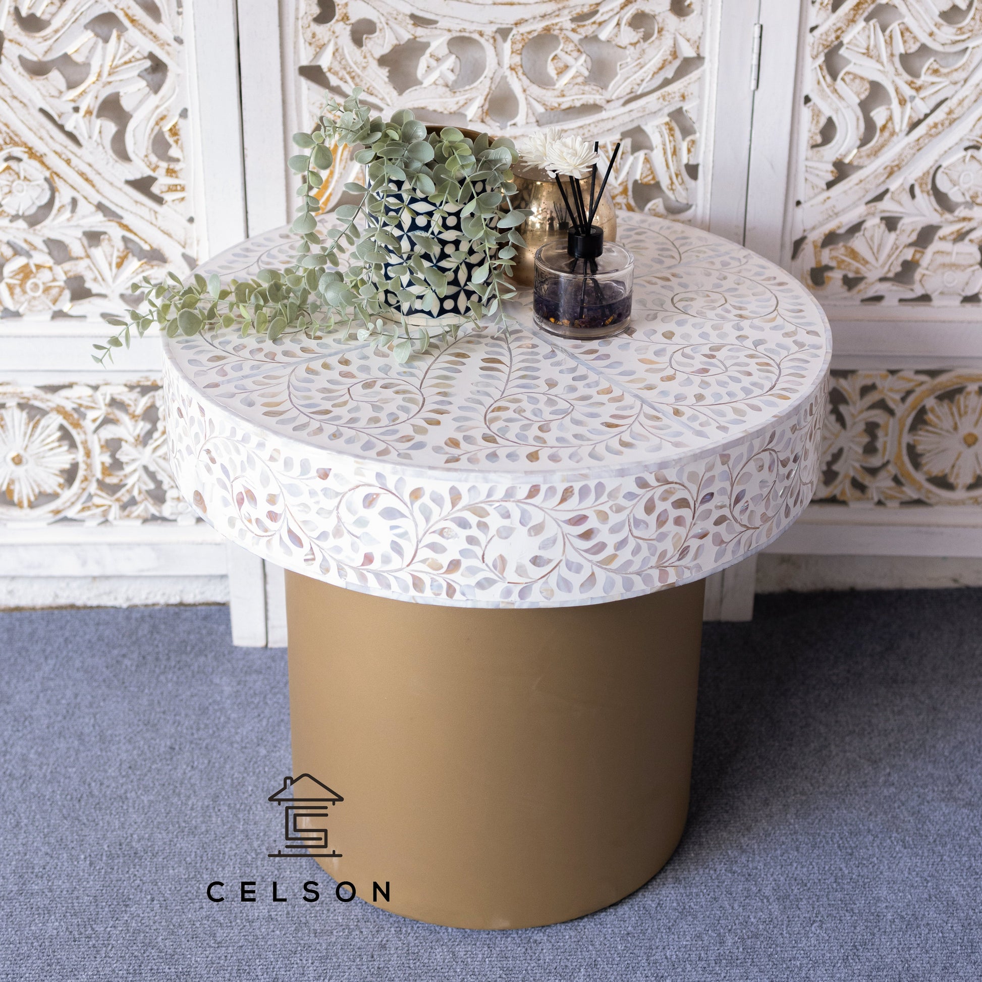 Theo Inlaid Coffee Table