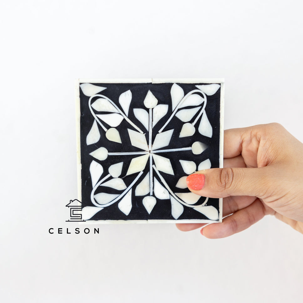 Justin Bone Inlay Coaster