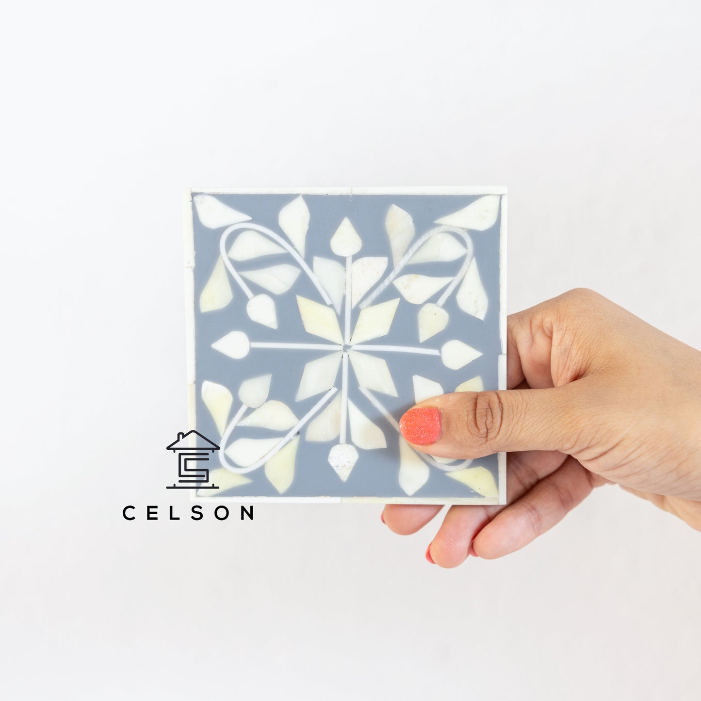 Justin Bone Inlay Coaster