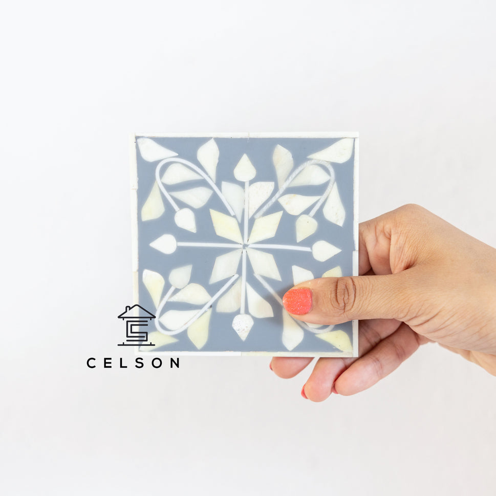 Justin Bone Inlay Coaster