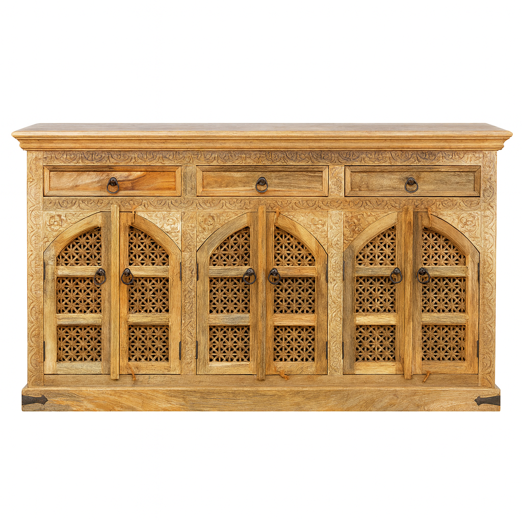 Ethan Hand carved Sideboard