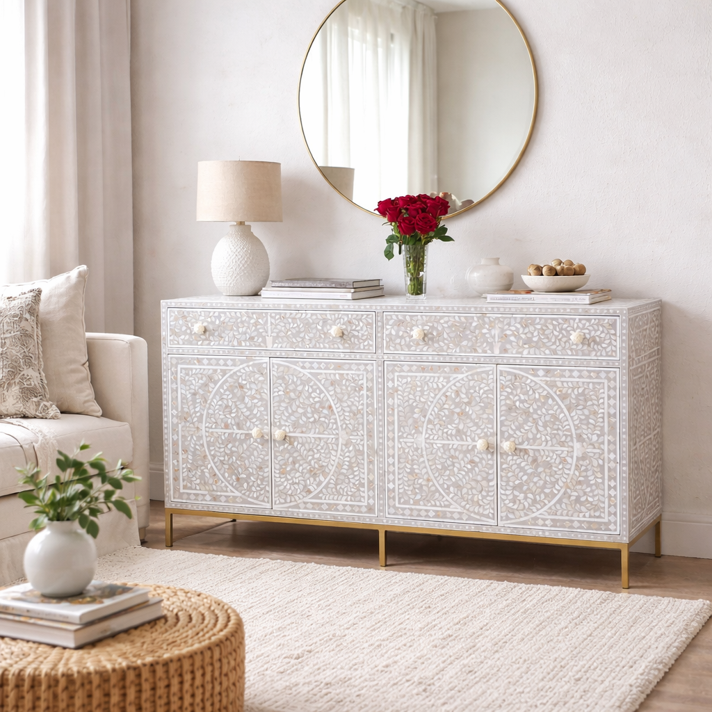 James Mother of Pearl Inlay Sideboard