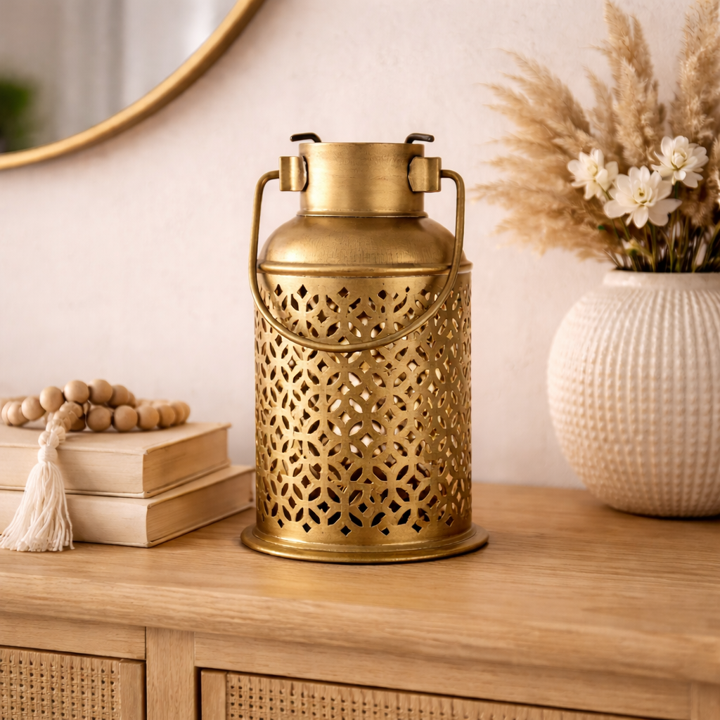 Myler Antique Brass Handcrafted Lantern