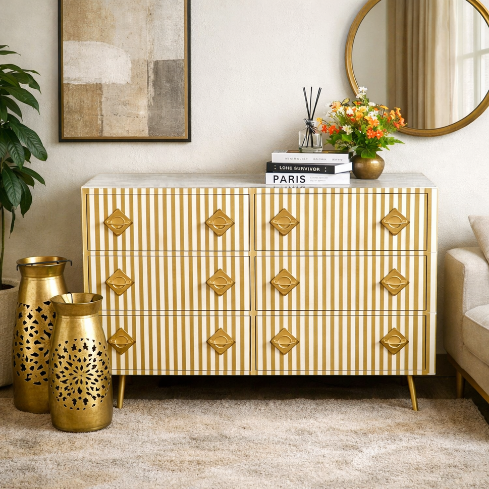 Aria Mother of Pearl Inlay Dresser