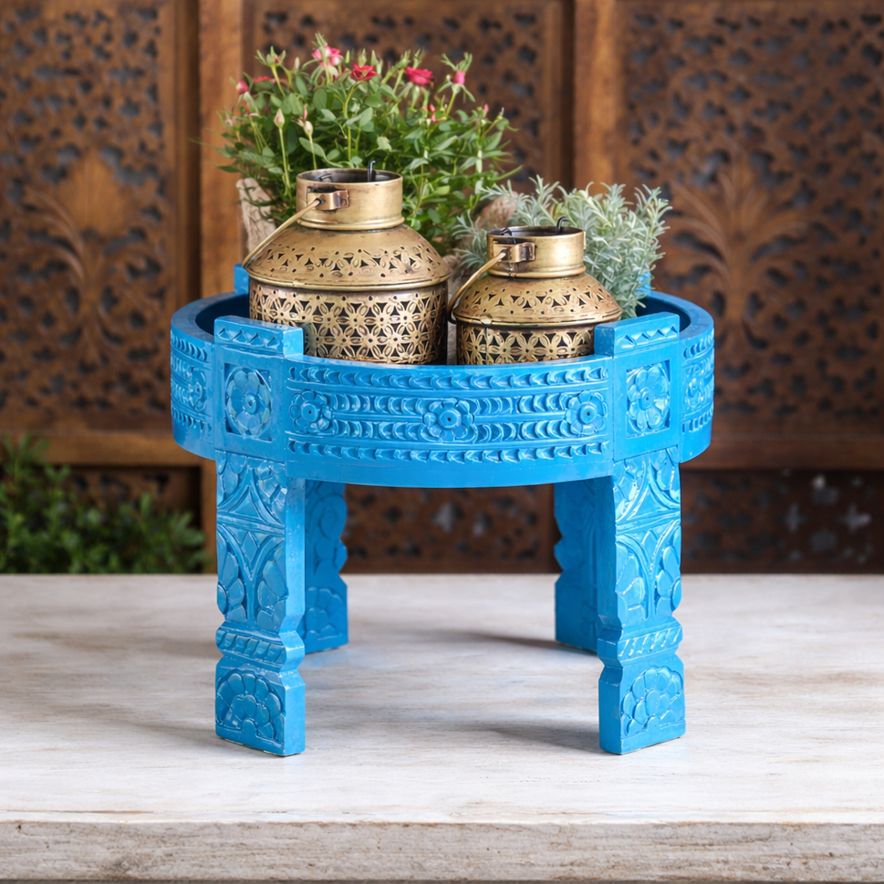 Yana Carved Chakki Table