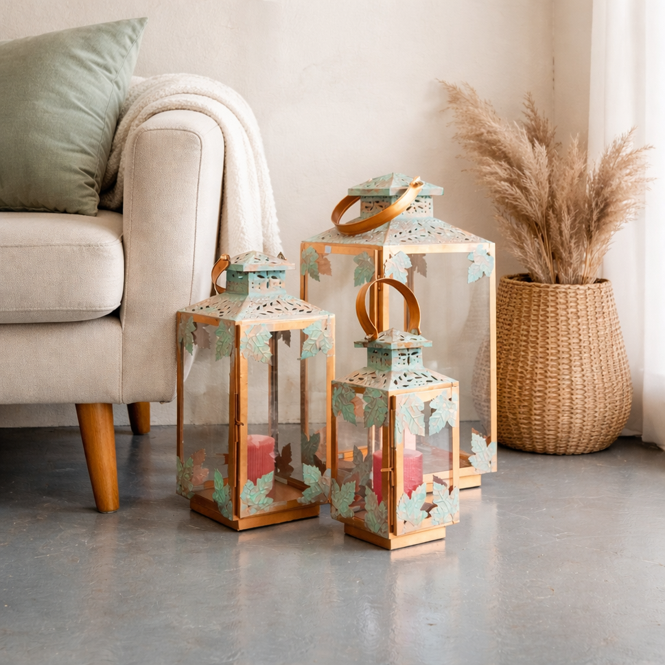 Riema Metal Lantern S/3
