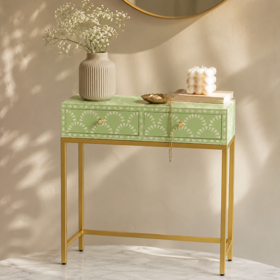 Ana Bone Inlay Vanity Table