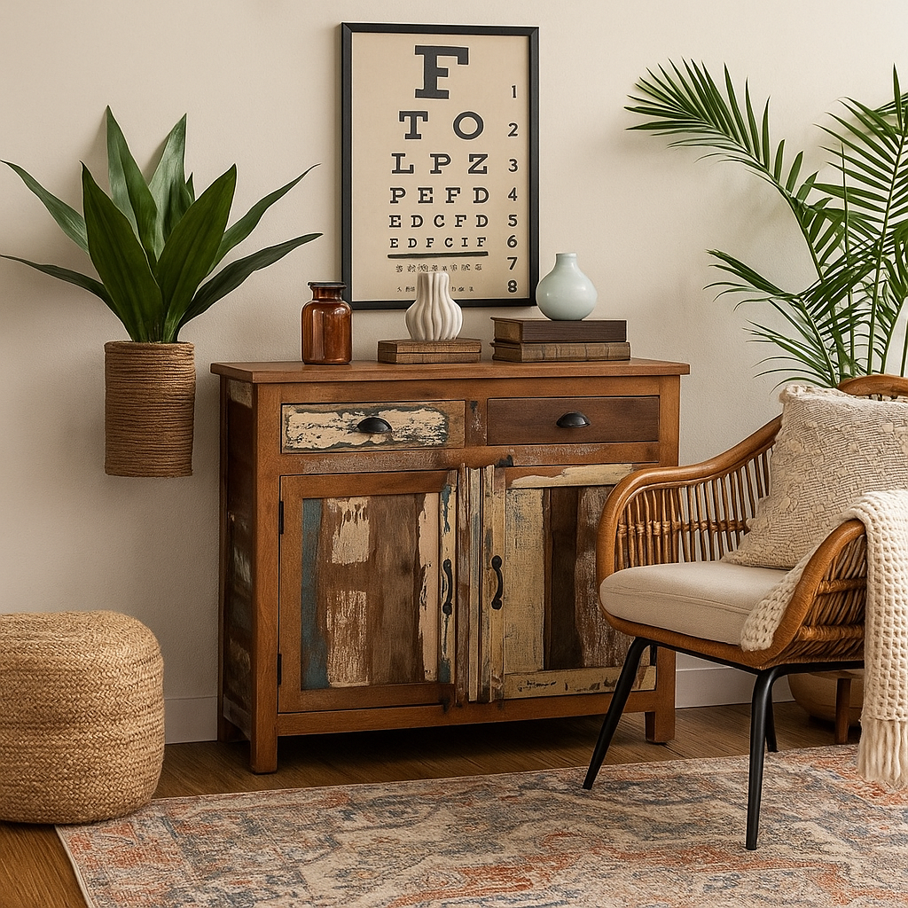 Martin Carved Wooden Cabinet