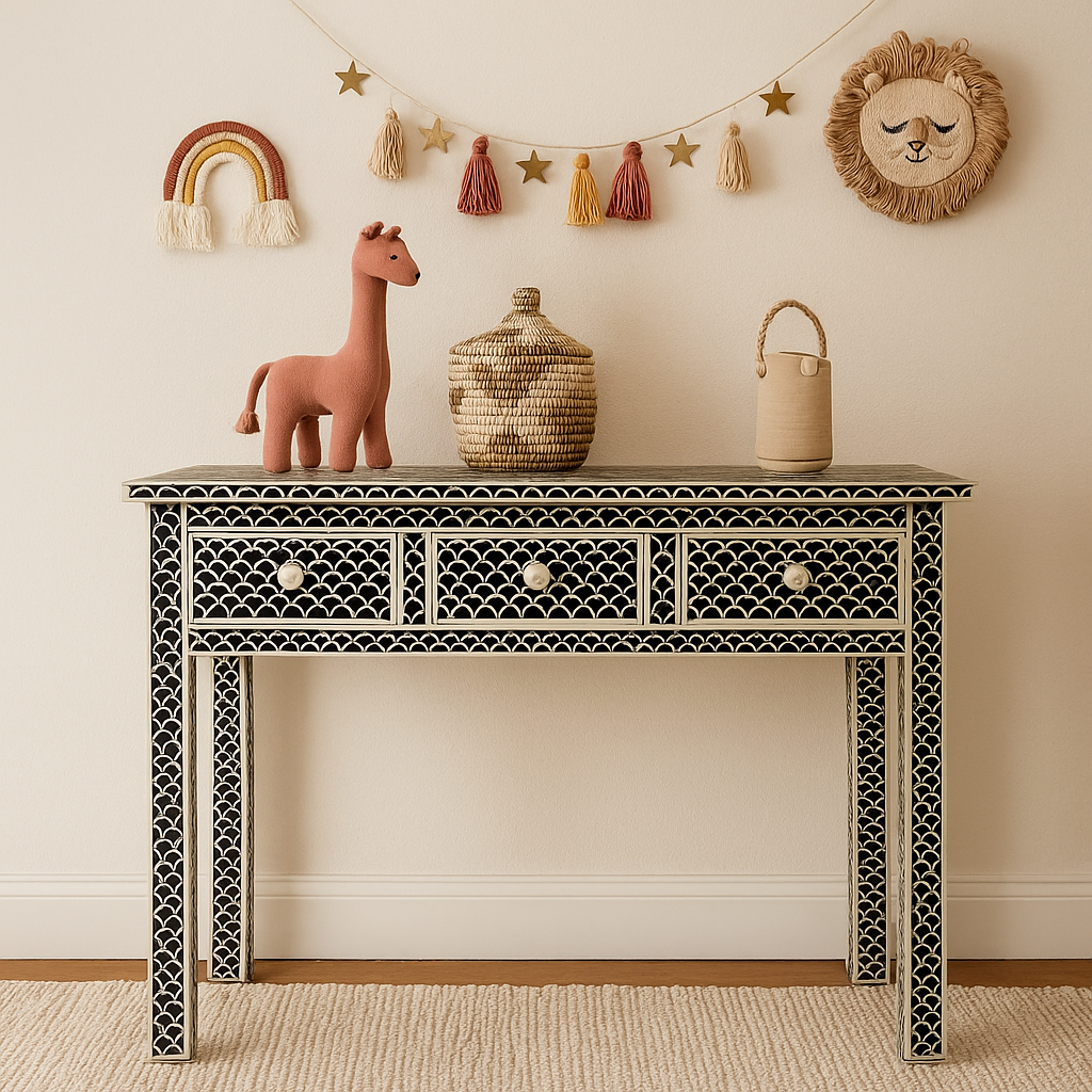 Julieth Bone Inlay Console Table