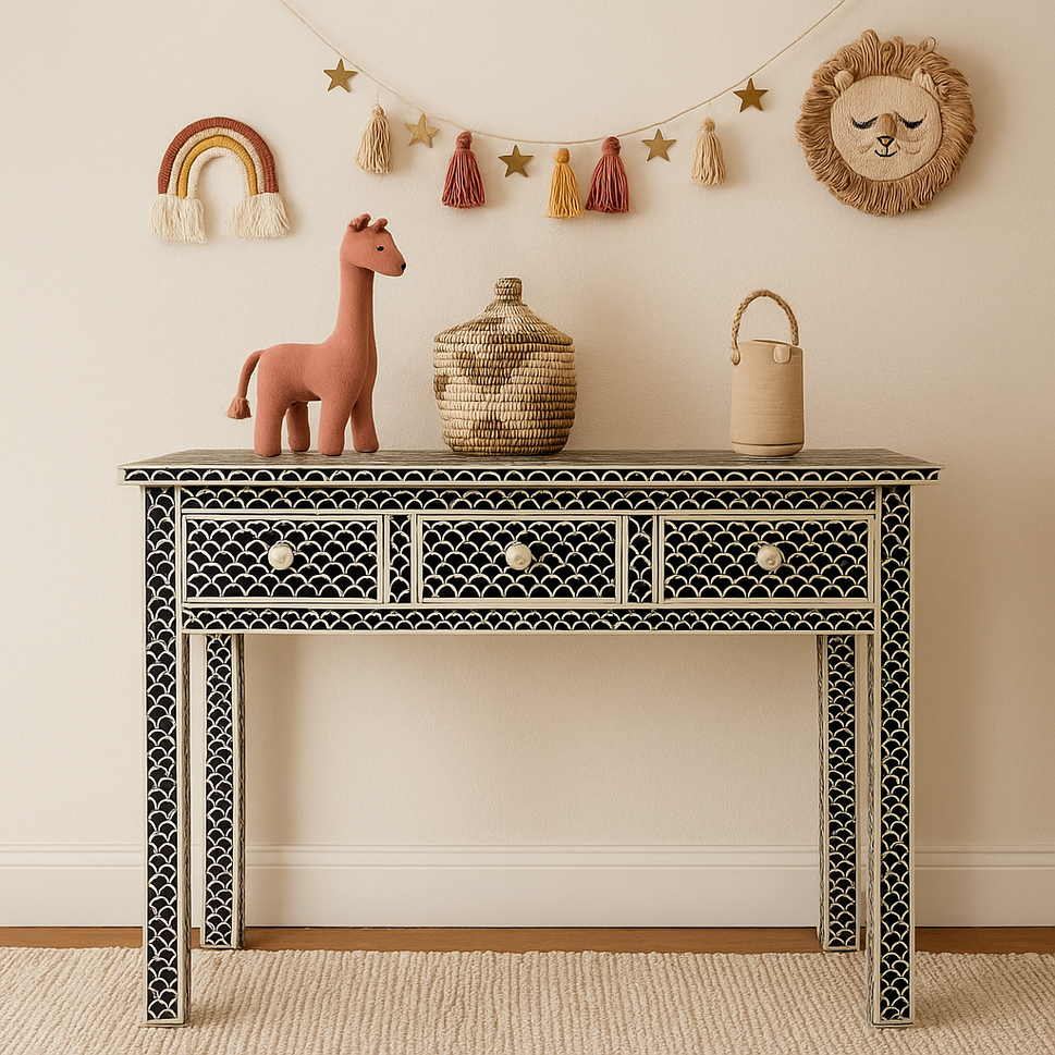 Julieth Bone Inlay Console Table