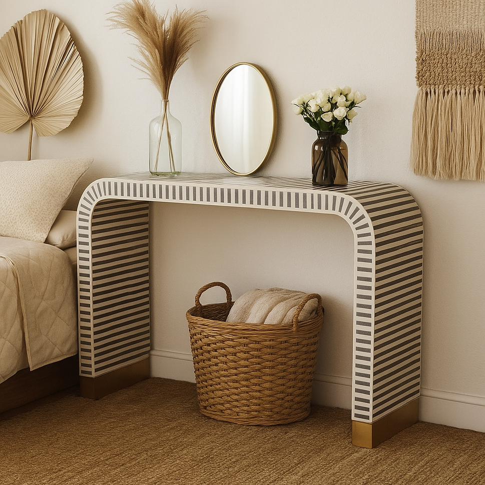 Chelsea Bone Inlay Console Table