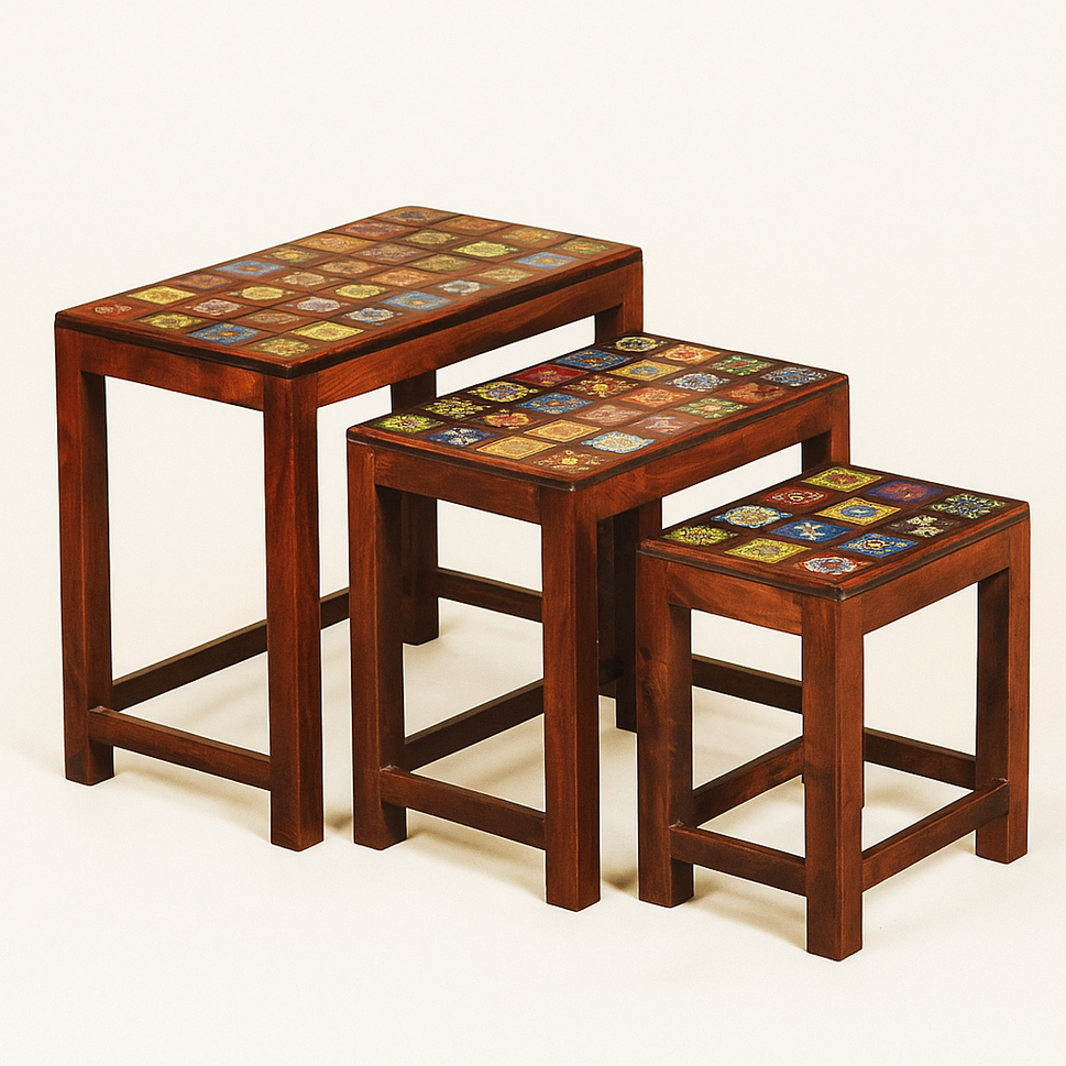 Daniel Tile Nesting Table Set/3