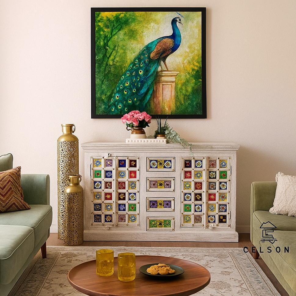 Kai Wooden Tile Sideboard