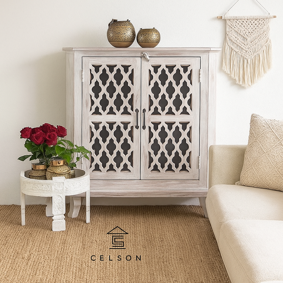Aarushi Carved Wooden Chest