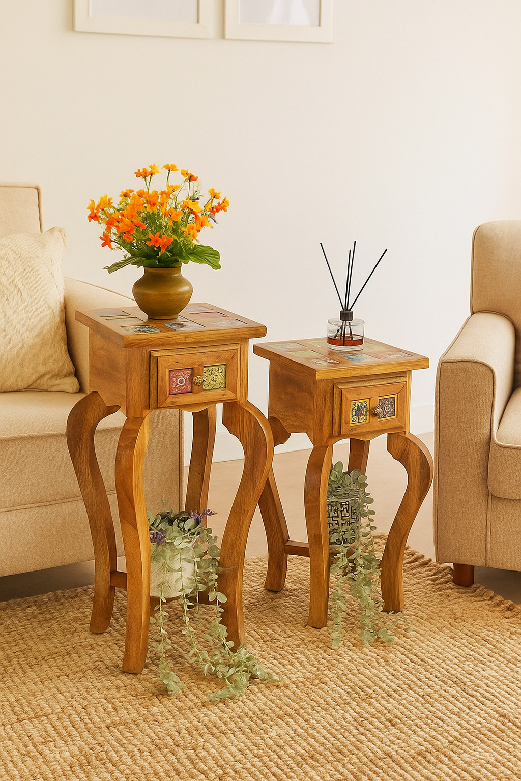 Shivi Tile Fitted Side table