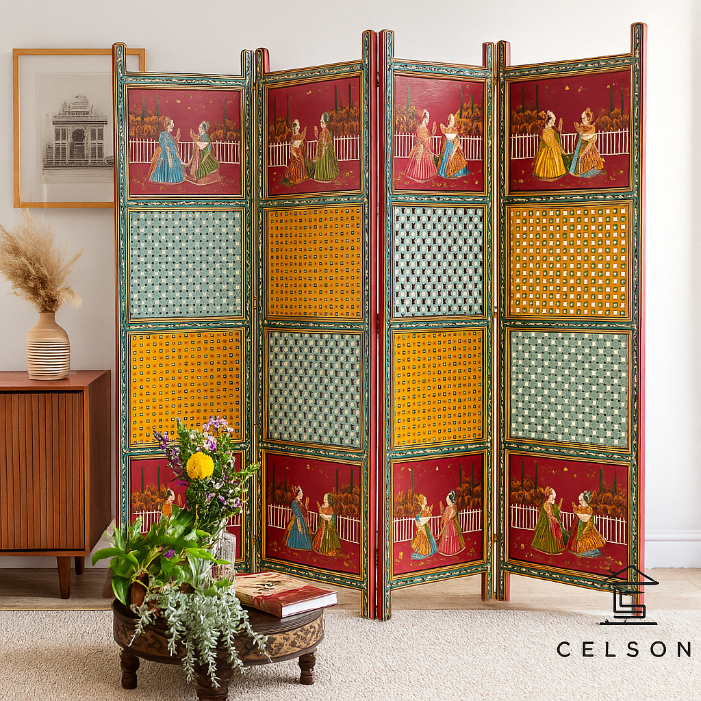 Sabaya Carved Room Divider