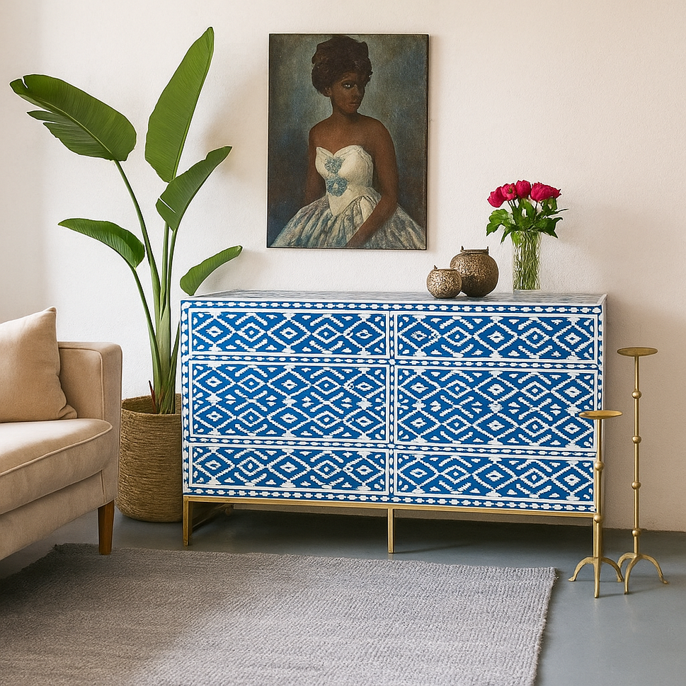 Kelly Bone Inlay Dresser