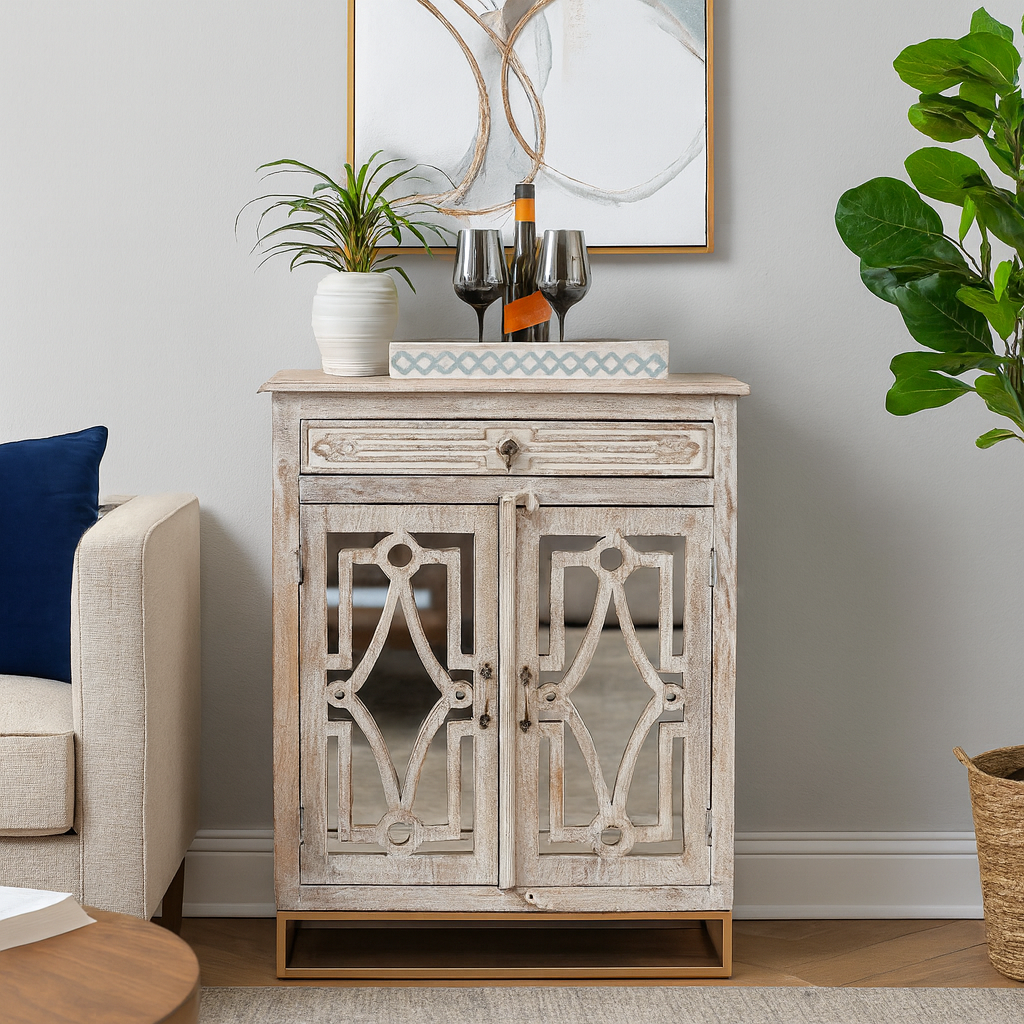 Bartolo Wooden Bar Cabinet