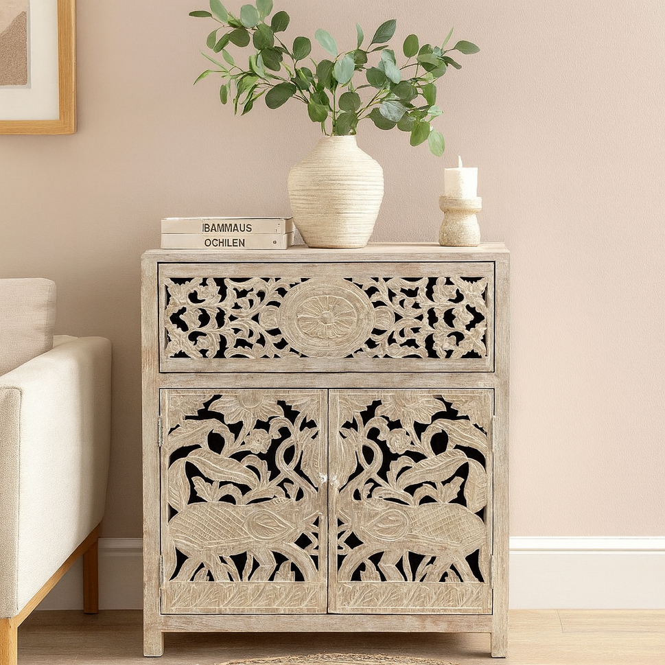 Molly Wooden Bar Cabinet